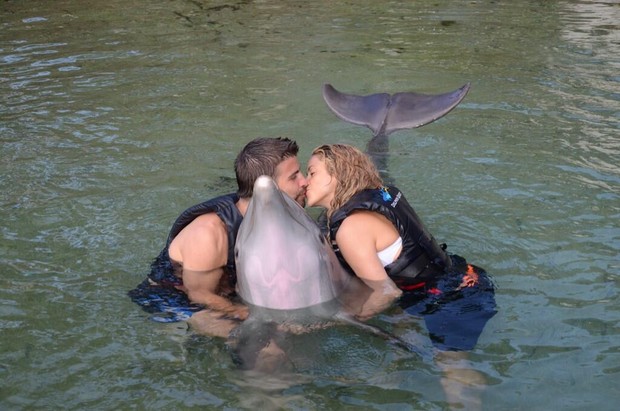 Shakira e Gerard Piqué (Foto: Reprodução/Twitter)