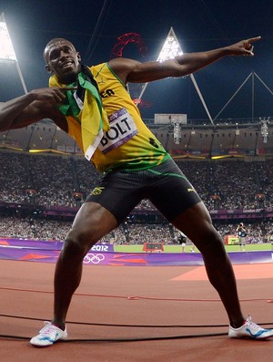 Usain Bolt 200m Olimpíadas 2012 (Foto: Getty Images)