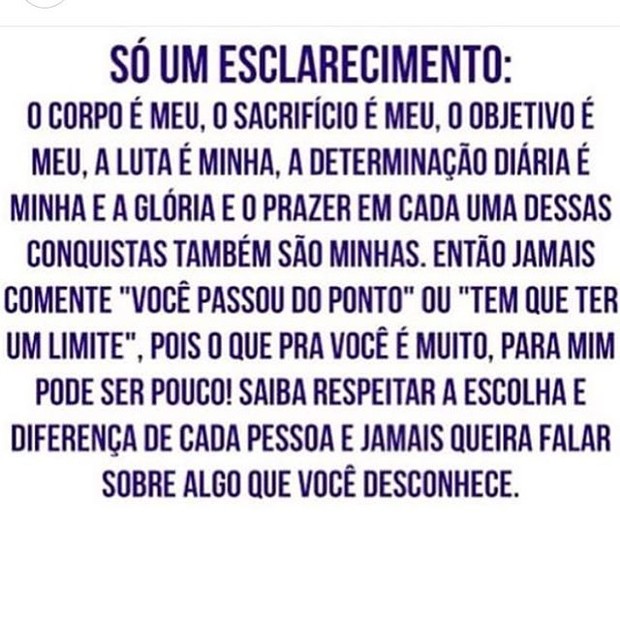 Ego Simony Desabafa Ap S Receber Cr Ticas O Corpo Meu A Luta