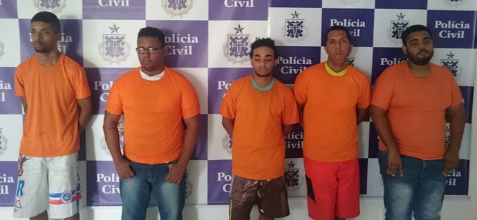 presos; polícia civil; fraude sócio esquadrão; bahia (Foto: Divulgação/Polícia Civil) presos; polícia civil; fraude sócio esquadrão; bahia (Foto: Divulgação/Polícia Civil)
