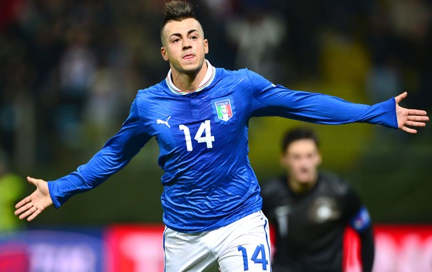 El Shaarawy comemora gol da Itália contra a França (Foto: Agência AFP)