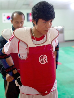 Rohullah Nikpai atleta taekwondo (Foto: Agência AFP)