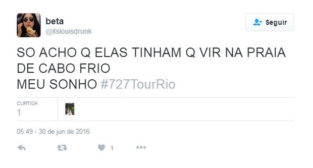 Fifth Harmony no Brasil (Foto: Reprodução/Twitter)