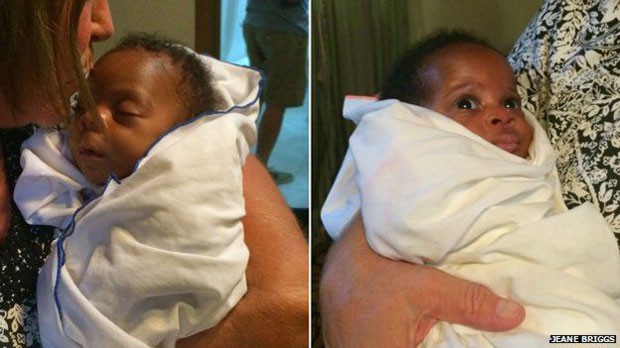  John David e Jabin Kofi de Gana vão se juntar em breve à família Briggs nos Estados Unidos  (Foto: Jeane Briggs)