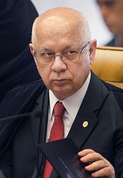 Ministro Teori Zavascki durante sessão do STF (Foto: Carlos Humberto / SCO / STF )