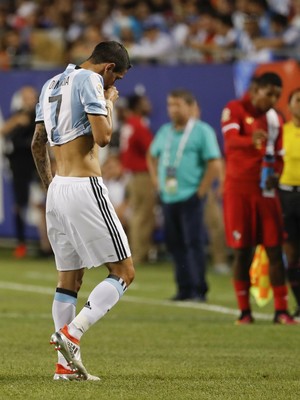 Di María sofre lesão Argentina x Panamá (Foto: EFE)