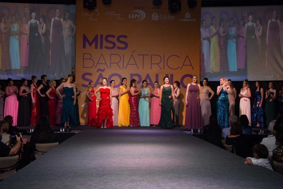 Final do concurso aconteceu no Mendes Convention Center, em Santos (Foto: Divulgação/Miss Bariátrica São Paulo)
