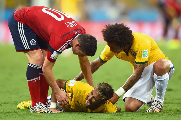 Neymar James Rodríguez Copa do Mundo (Foto: Getty Images)