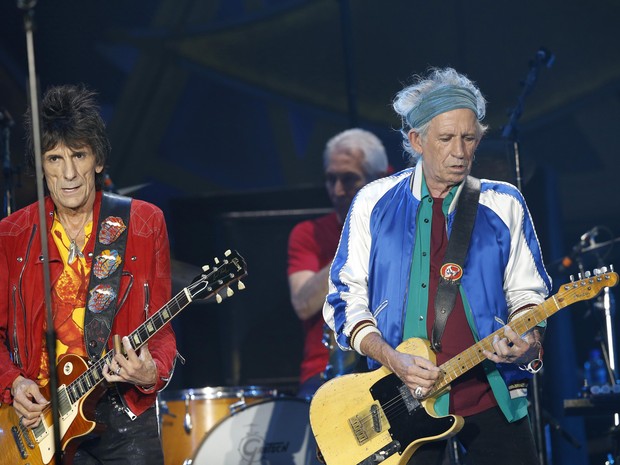 A banda Rolling Stones se apresenta em Oslo, na Noruega (Foto: Terje Bendiksby/ Reuters)