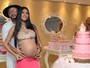 MC Pocahontas, aos noves meses de gravidez, faz chá de bebê para Vitória