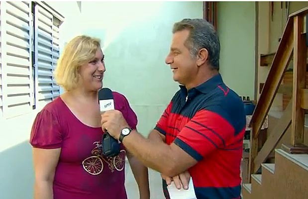 Ganhadora da promoção "Bazar de Sabores" do Jornal da EPTV (Foto: Reprodução / EPTV)