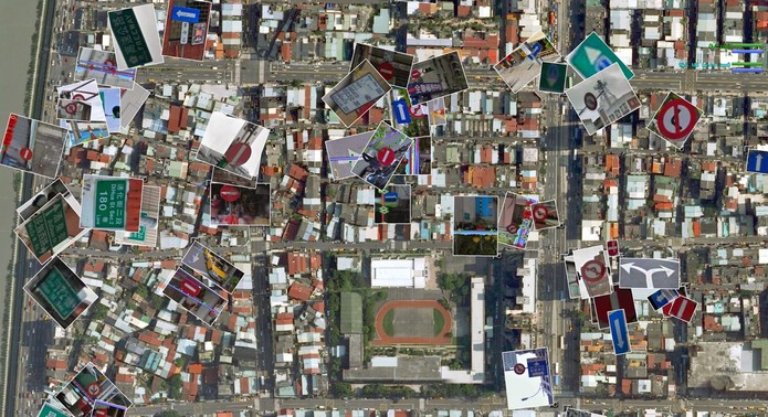 Vista de cima da cidade de Taipei, Taiwan, por meio do Google Maps (Foto: Reprodução/Google) Vista de cima da cidade de Taipei, Taiwan, por meio do Google Maps (Foto: Reprodução/Google)