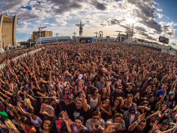 ROCK IN RIO USA: Público acompanha último dia do evento em Las Vegas (Foto: Divulgação)
