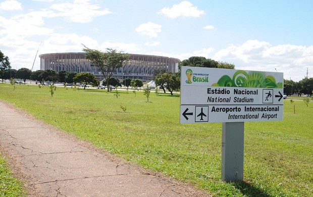 placa sinalização Copa - Brasília (Foto: Divulgação)