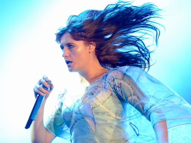 A cantora britânica Florence canta no Rock in Rio 2013 (Foto: Flavio Moraes/G1)