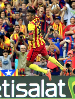 Neymar barcelona gol athletic de Bilbao (Foto: Agência EFE)