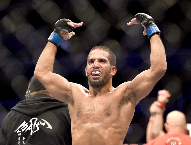Noad Lahat comemora vitória no UFC (Foto: Kyle Terada-USA TODAY Sports / Reuters)