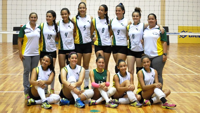 Seleção do RN vôlei feminino juvenil (Foto: Divulgação/CBV)