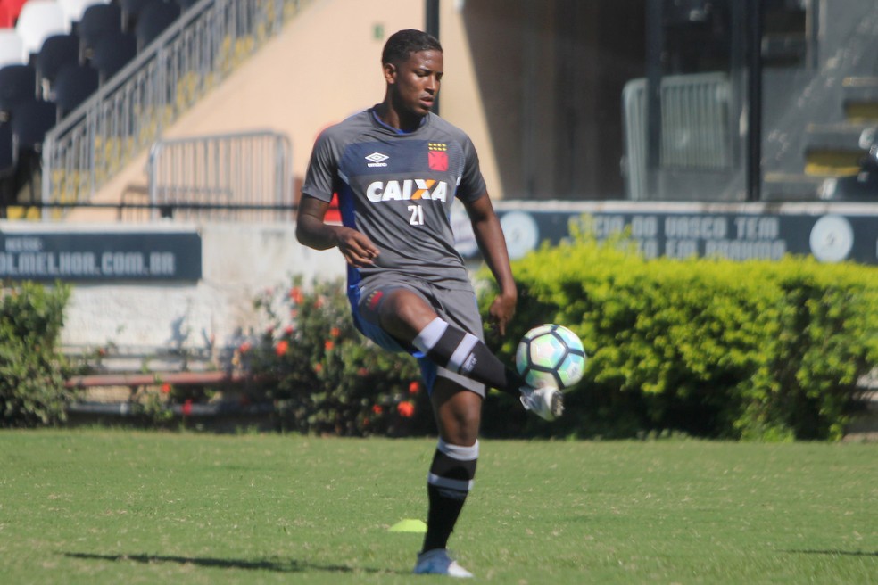Thalles em treino do Vasco em SA?o JanuA?rio na quarta-feira, 28/06 (Foto: Carlos Gregorio Jr. / Vasco)