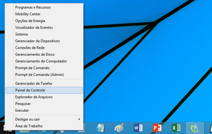 Acesse o Painel de Controle do Windows (Foto: Reprodução/Helito Bijora)