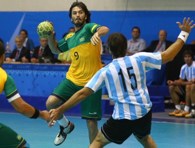 Pan handebol masculina Brasil x Argentina (Foto: Luiz Pires/Vipcomm/Divulgação)