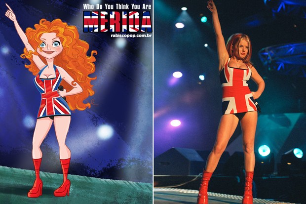 Merida encarna a Spice Girl Geri Halliwell (Foto: Vic Matos/Rabisco Pop - Getty Images)
