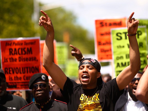 Protesto em Baltimore (Foto: Lucas Jackson/Reuters)