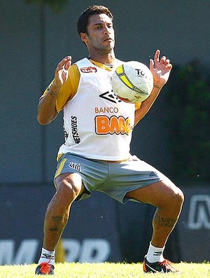 Ibson no treino do Santos (Foto: Ricardo Saibun / Site Oficial do Santos)