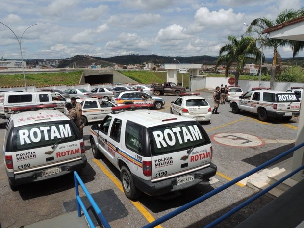 Operação da PM em Pará de Minas (Foto: PM/Divulgação)