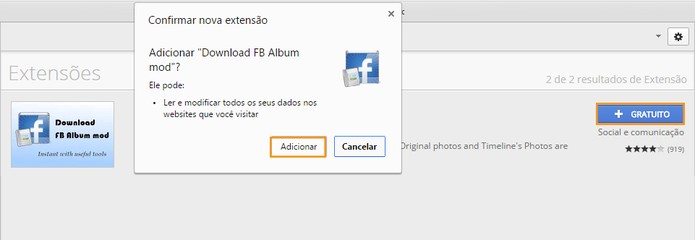 Baixe e instale a extensão no Google Chrome (Foto: Reprodução/Barbara Mannara)