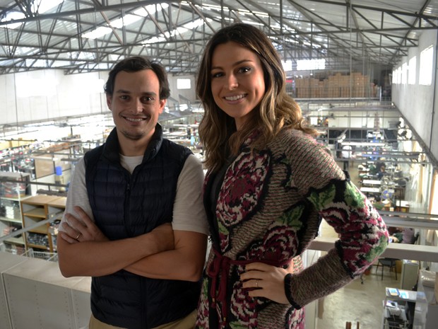 Para Lourenço e Cecília, exportar significa conhecer o público e não deixar a 'peteca cair' (Foto: Daniela Ayres/ G1) Para Lourenço e Cecília, exportar significa conhecer o público e não deixar a 'peteca cair' (Foto: Daniela Ayres/ G1)