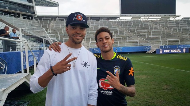 Maejor, que convidou Larissa Manoela para festa, e Neymar (Foto: Reprodução / Instagram)