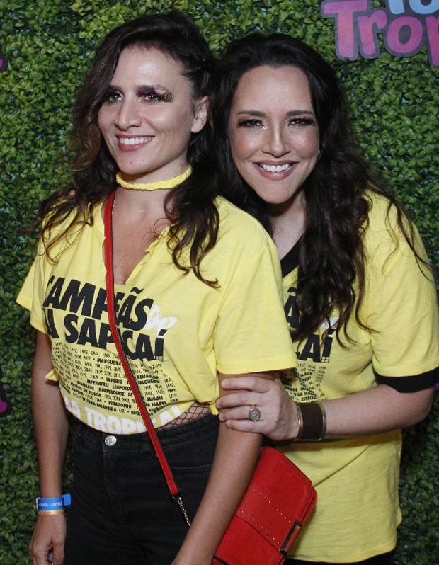 Ana Carolina e a namorada,  Chiara Civello (Foto: Wallace Barbosa/AgNews)