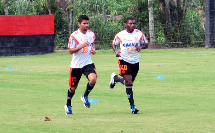 Treino Flamengo Eduardo da Silva e Amaral (Foto: Thales Soares)