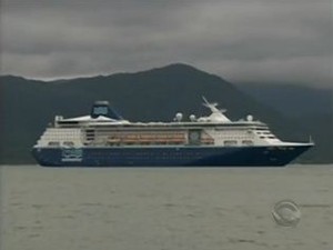 Capitania dos Portos fará visita com inspetores a bordo do navio (Foto: Reprodução RBS TV) Capitania dos Portos fará visita com inspetores a bordo do navio (Foto: Reprodução RBS TV)
