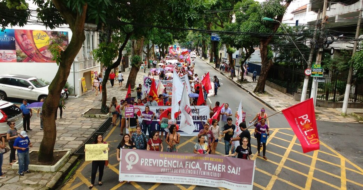 G1 No Dia Da Mulher Caminhada Marca Luta Por Igualdade E Direitos Em