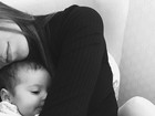 Rubia Baricelli posta foto com a filha, Helena: 'Abraços quentinhos'