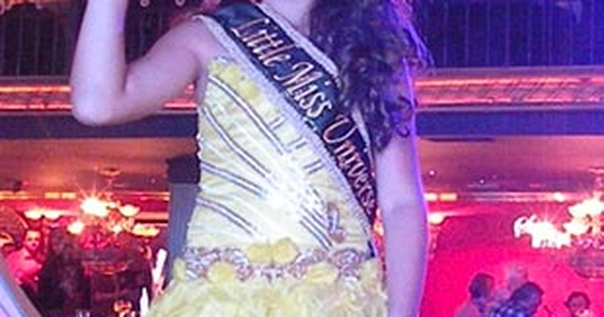 G1 Menina De Santa Catarina é Eleita Nova Miss Universo Mirim Notícias Em Brasil