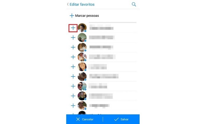 Organize o chat do Facebook selecionando seus favoritos (Foto: Reprodução/Lívia Dâmaso)