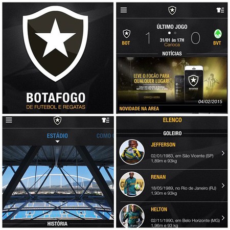 Aplicativo Botafogo (Foto: Reprodução / Site Oficial)