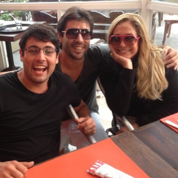 Bruno De Luca, Sandro Pedroso e Susana Vieira (Foto: Reprodução Instagram)