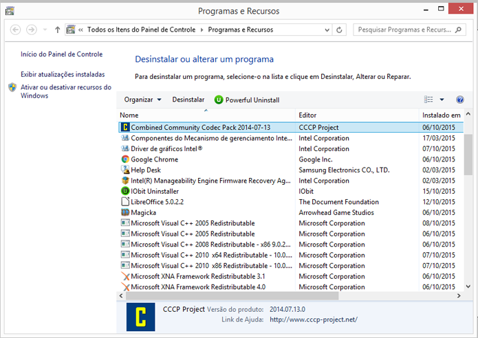 Pacote de codecs pode causar incompatibilidade no sistema (Foto: Reprodução/Windows)