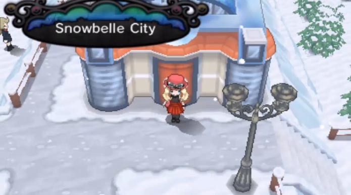 Vá para a esquerda de Snowbelle para encontrar Mewtwo (Foto: Reprodução/Youtube)