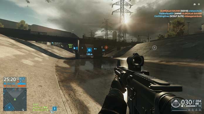 Battlefield: Hardline: multiplayer parece borrado quando comparado ao do novo game (Foto: Reprodução/Murilo Molina)