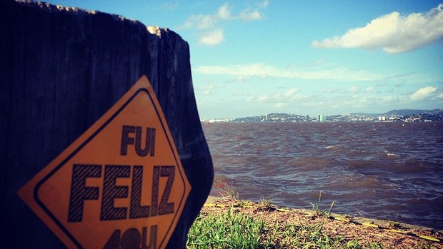 Guaíba visão Fui Feliz Aqui (Foto: Divulgação/Fui Feliz Aqui)