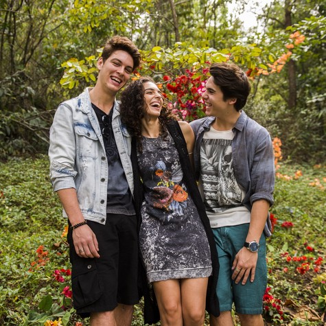 João Vithor Oliveira, Julia Konrad e Nicolas Prattes (Foto: João Miguel Júnior/TV Globo)