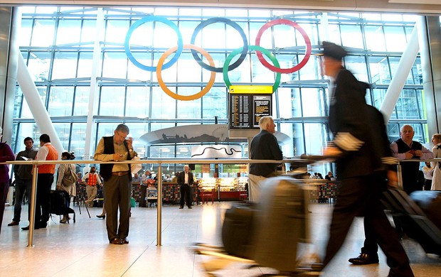 aeroporto de Heathrow Londres olimpíadas  (Foto: AFP)