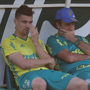 Moisés Cuca Palmeiras (Foto: Cesar Greco/Ag Palmeiras/Divulgação)