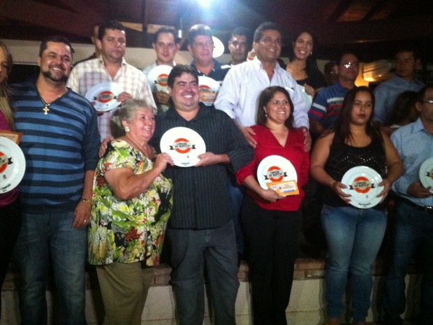 Vencedores do Comida di Buteco 2014 (Foto: Adriana Lisboa/G1)