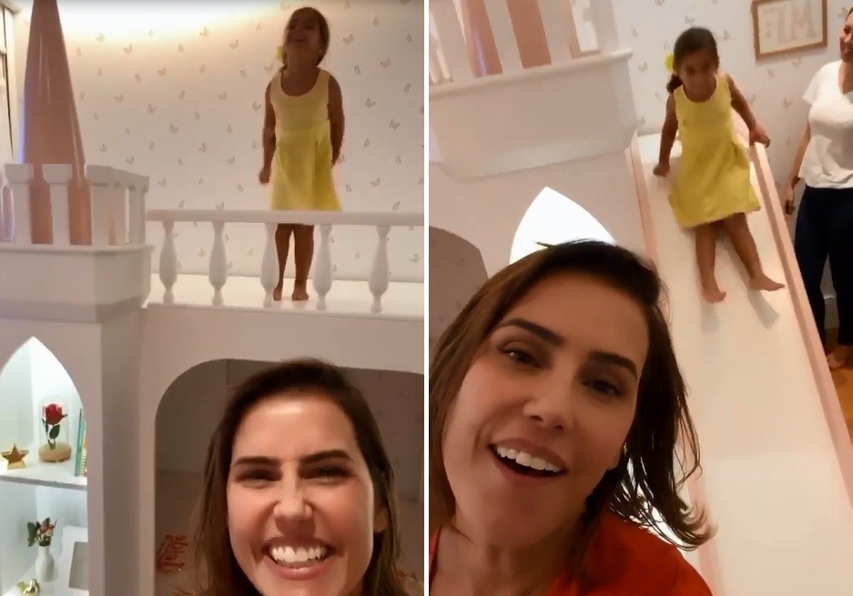 Deborah Secco mostra felicidade da filha com nova cama (Foto: Reprodução/Instagram) Deborah Secco mostra felicidade da filha com nova cama (Foto: Reprodução/Instagram)